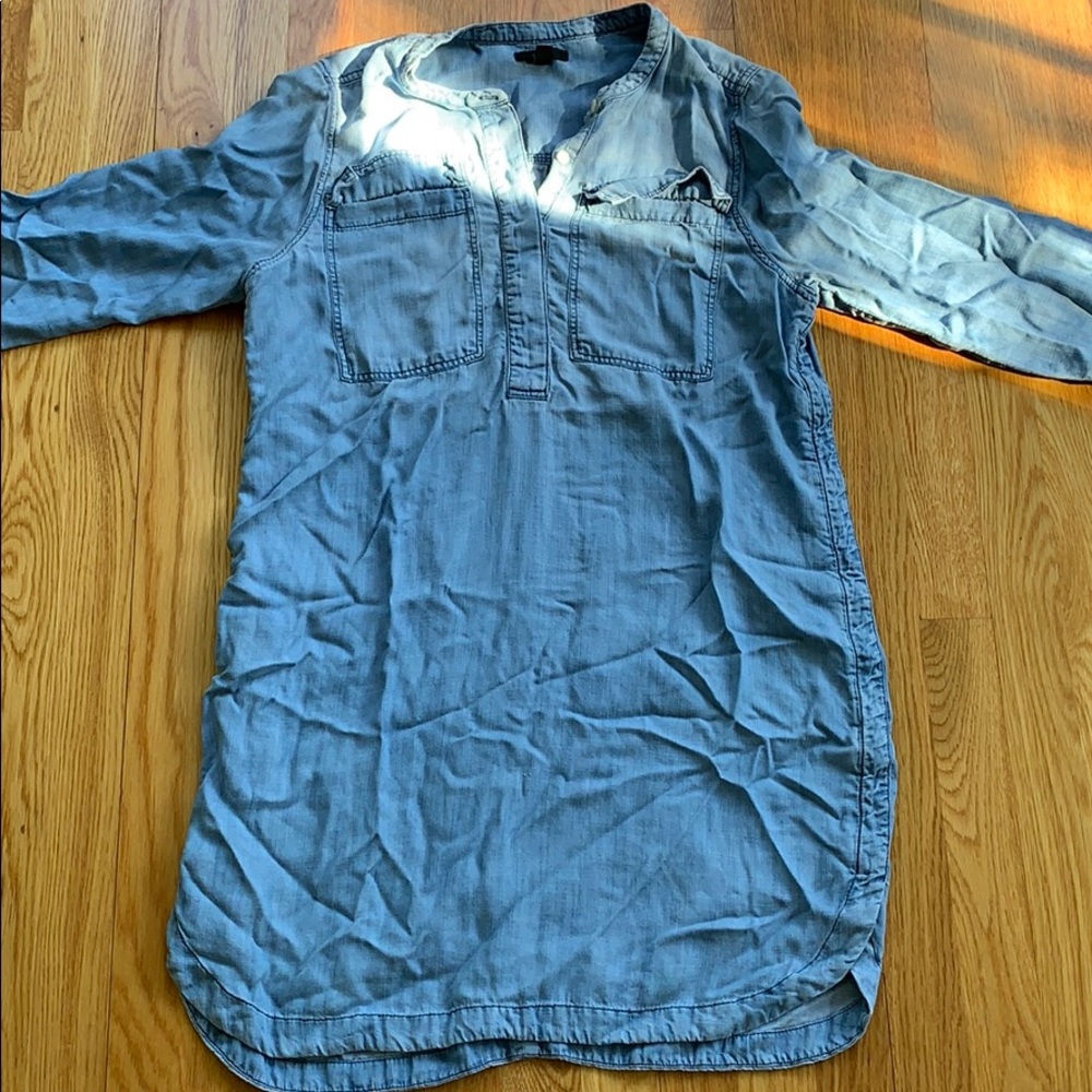 Jcrew pull over chambray dress